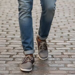 Olukai Nohea Brown Mesh Lace Up Shoes